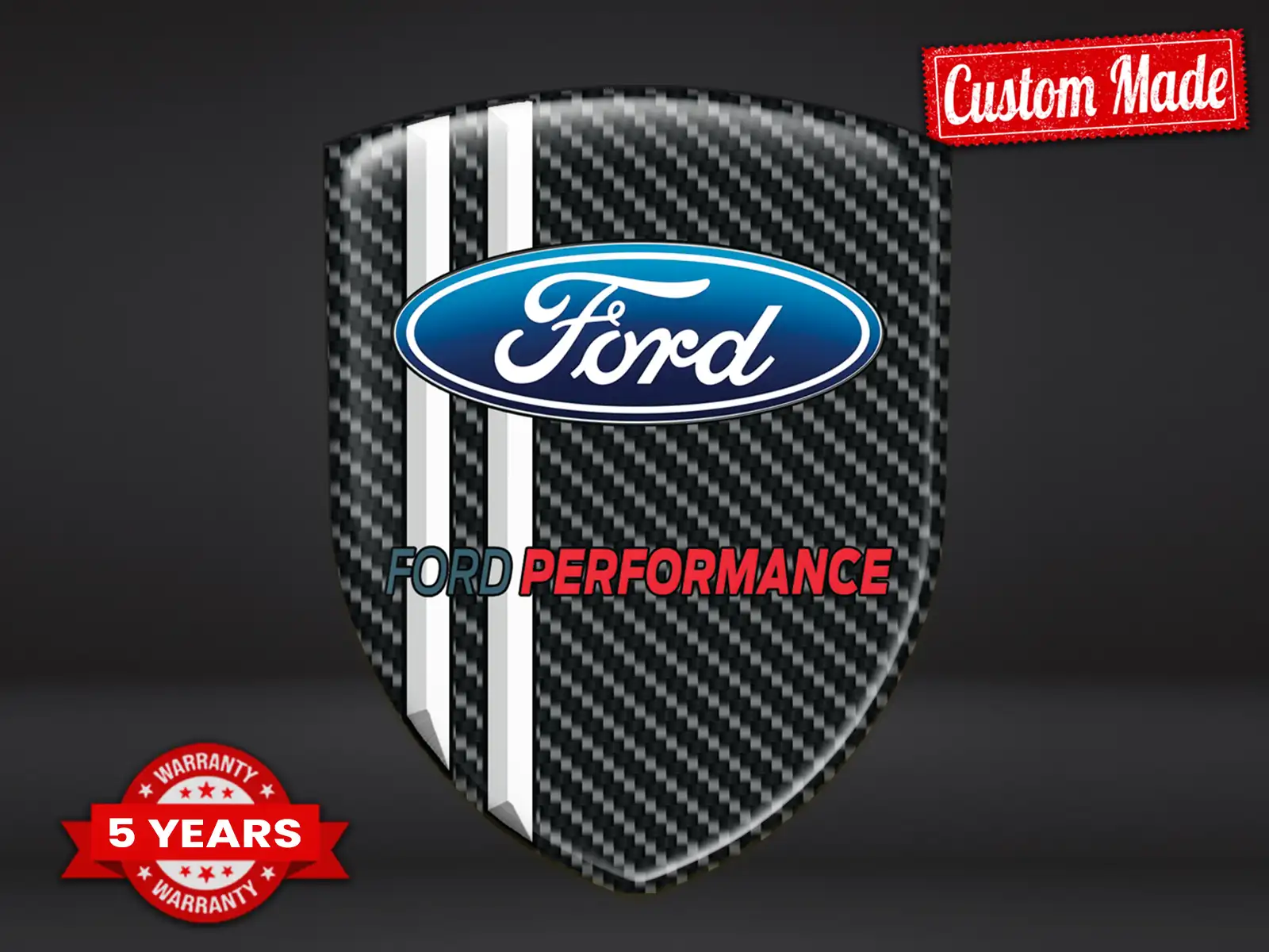 Ford Stickers Vitre Arrière Max Durable Style Pro